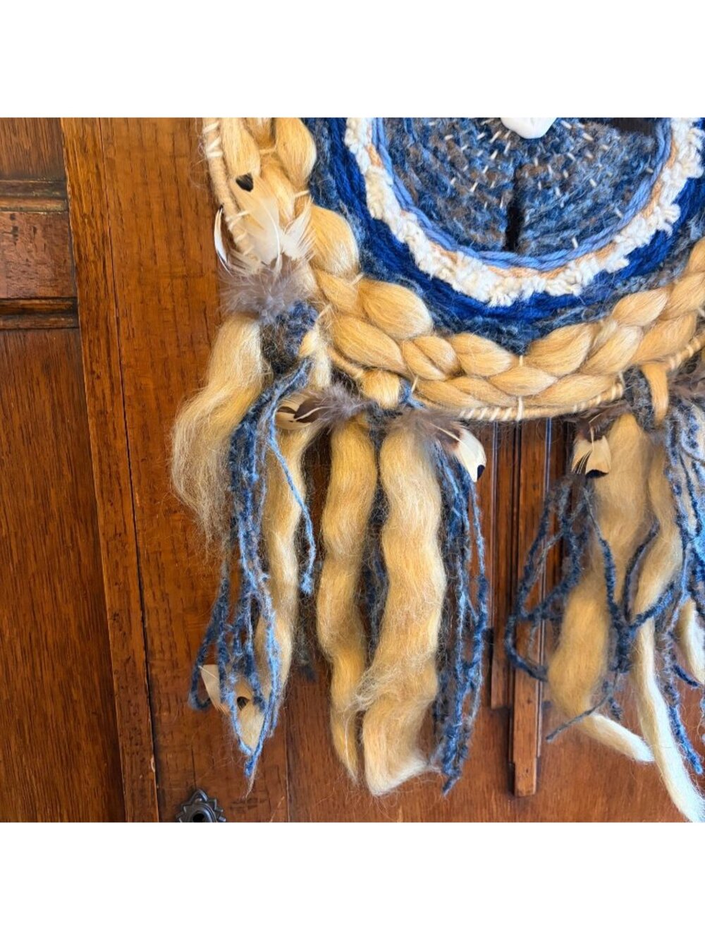Vintage Woven Wool Mandala Dream Catcher - Picture 6 of 11